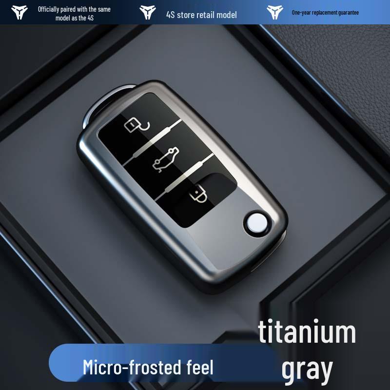 Compatible Key Cover for Volkswagen Sagitar, Tiguan, Passat, Bora, Lavida, Tayron, T-Roc, CC, Polo, and Lamando