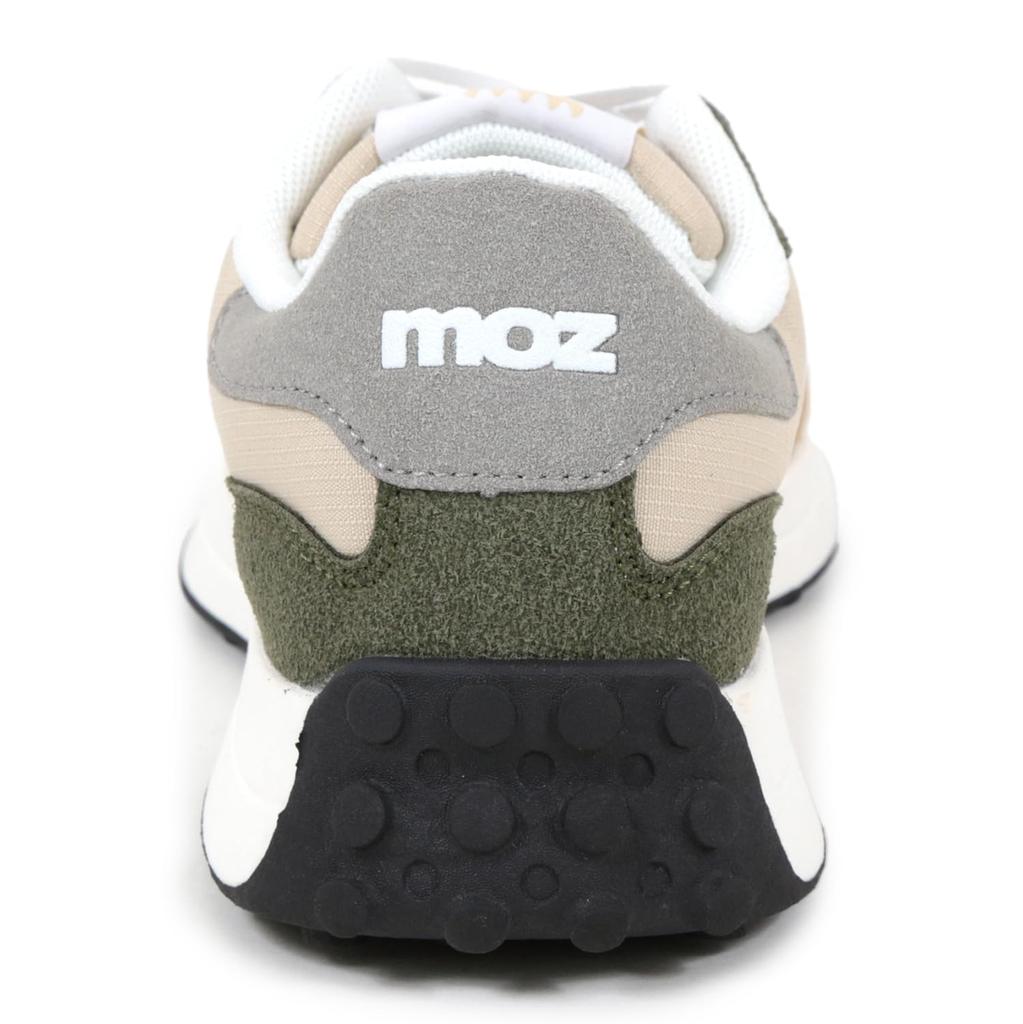Mozu Combination Size Women's Sneakers, Oak/Camel, 22.5cm