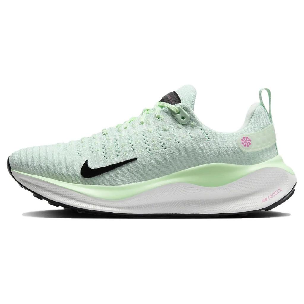 Nike  ReactX Infinity Run 4 Extra Wide Barely Green Women Sneakers Vapor-Green Playful-Pink Black FN0880-303