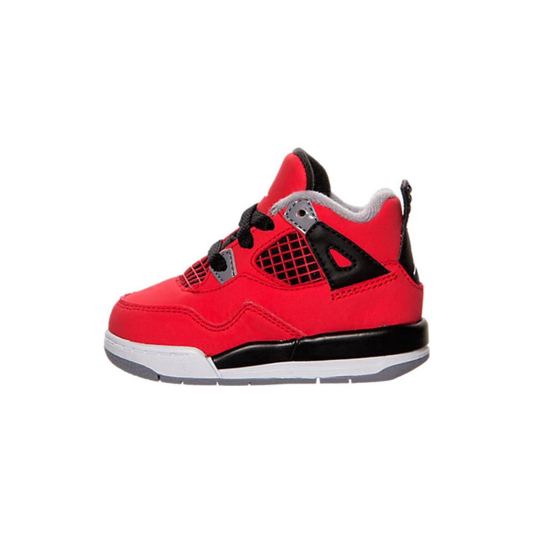 

Кроссовки Air Jordan 4 Retro TD Toro Bravo Baby Red Fire-Red White 308500-603
