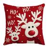 Christmas Pillow Little Snowman Elk Element Set Home Atmosphere Decoration Sofa Cushion Letter Print Pillow Cushion