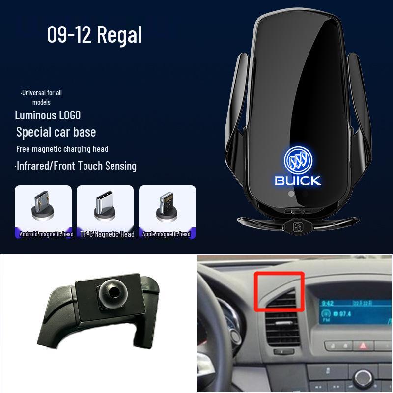 Magnetyczny Bezprzewodowy Szybki Ładowarka Uchwyt na Telefon Samochodowy do Buick GL8/Excelle/Regal/Verano/Envision
