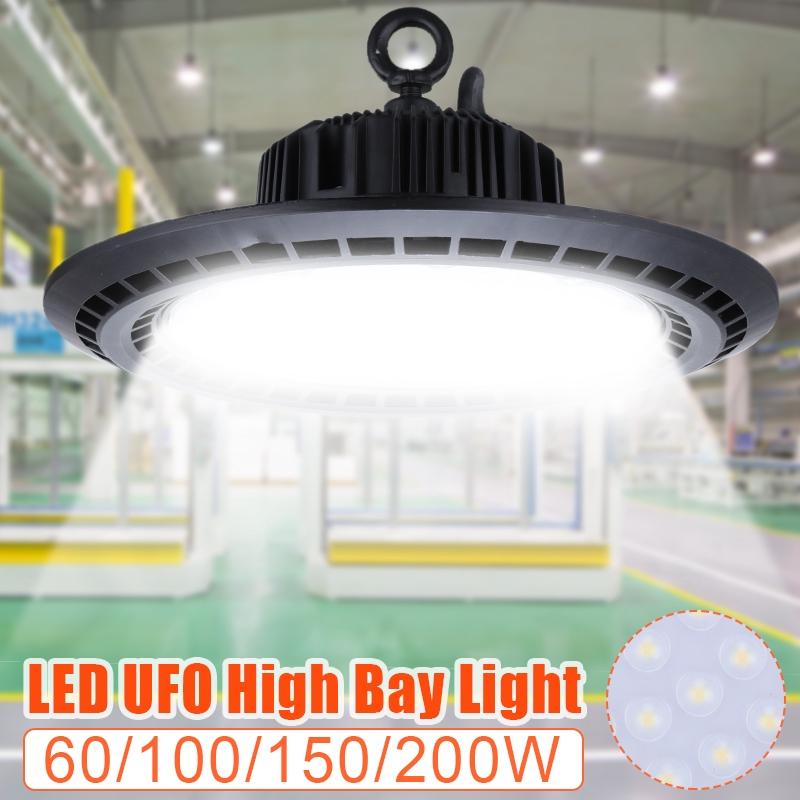 60W/100W/150W/200W Led High Bay Lights IP65 Waterproof Commercial Lighting Industrial Warehouse Led High Bay Lamp