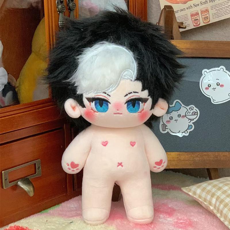 20cm Kawaii Anime Game Clothed Cotton Doll Cosplay Soft DIY Plush Doll Can Change Clothes Cute Birthday Gift for Kids