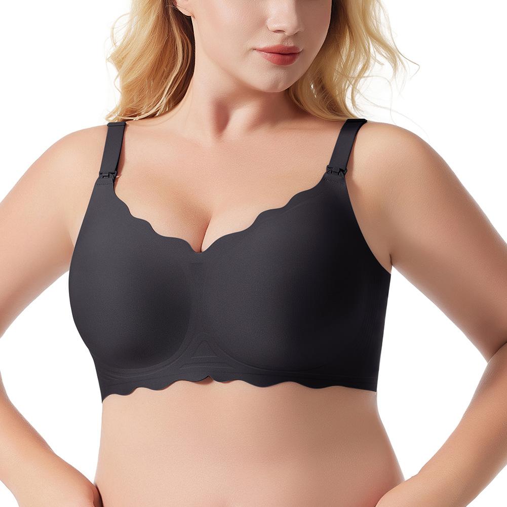 European and American Large Size No-rims Bra Smooth Seamless Soft Support Bra