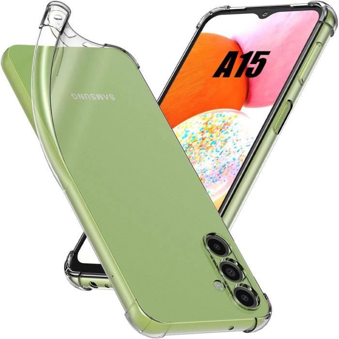 Coque de protection - BOOLING - pour Samsung Galaxy A15 5G - Silicone Haute Résistance - Transparent - Souple