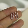 Pin Earrings, Small, Exquisite and Simple Student Earrings, Cold Style