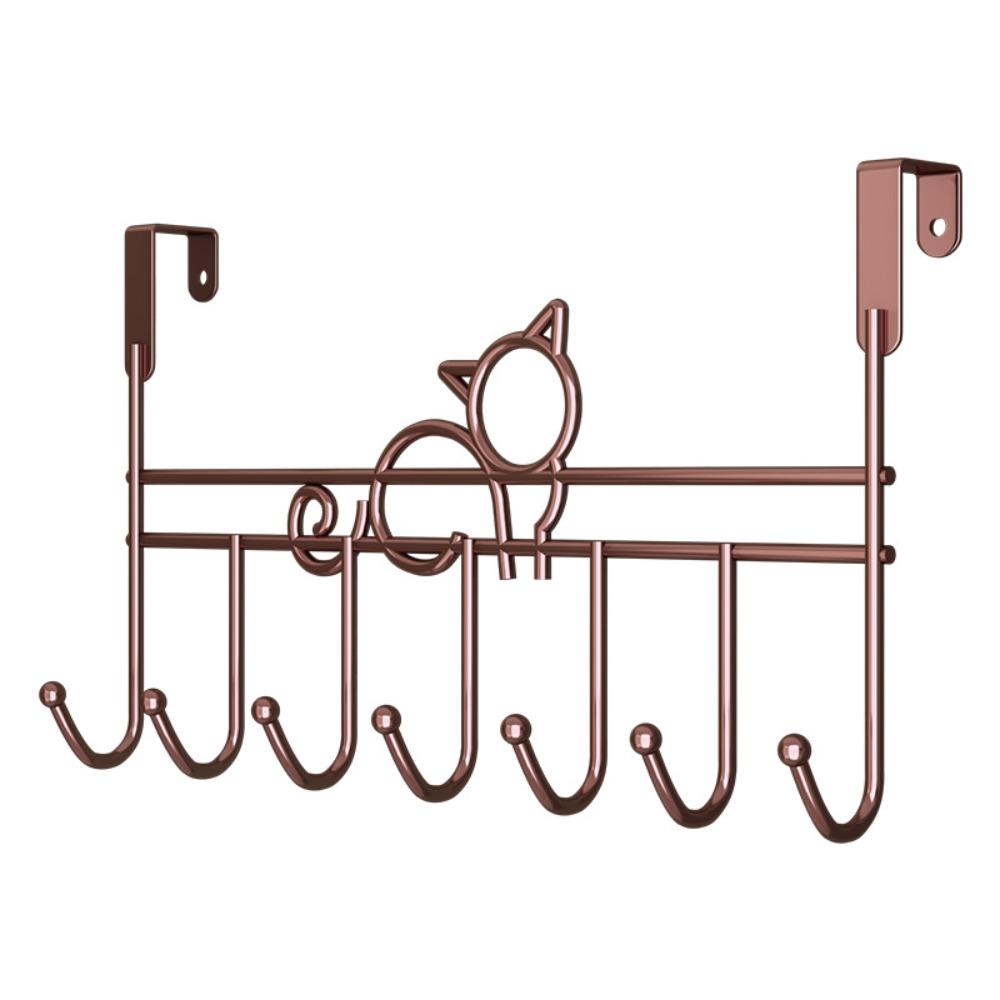 7 Hooks Over Door Hooks Space Saving Door Hanger Rack Door Storage Hook  Kitchen Organizer