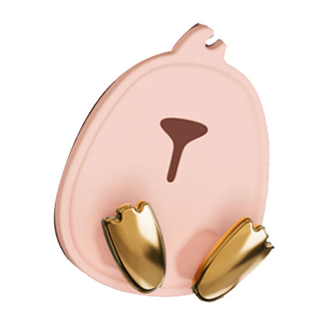 3pcs Plug Hook Multipurpose Light Luxury Elegant Cartoon Strong Adhesive Wall Hooks for Bathroom Kitchen Bedroom