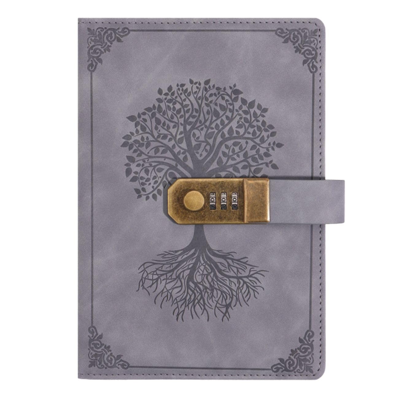 

блокнот/дневник, с запираемым водонепроницаемым сменным чехлом из искусственной кожи Sekaiju, на кольцах, с кодовым замком, А5, карманный