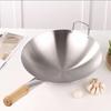 Commercial Double Handle Stainless Steel Wok