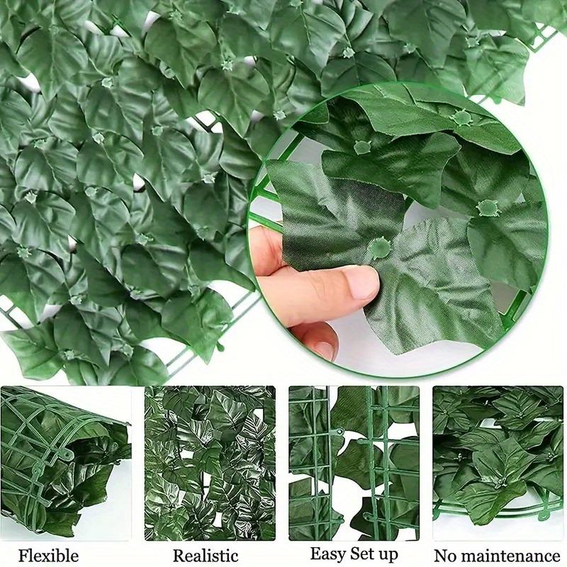 Artificial Green Fence Roll - 1pc, 300x100cm, for Outdoor Balcony & Garden Decor with Realistic Leaves, Ideal Christmas Tree Companion & Holiday Gift