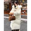 Yaya Women's Long Fox Fur Hooded Down Jacket