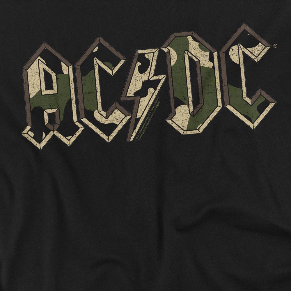 AC/DC Pánské tričko Camo Logo