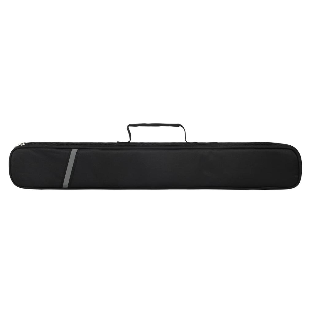 60cm Flötentasche, Weiche Tasche, Schultergurt, Hartschalenkoffer, Platz für 2 Flöten, Leicht, Wasserdicht, Stoßfest, für Blasinstrumente, Schwarz