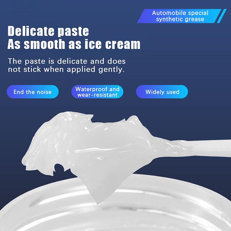 1 Set White Mechanical Maintenance Gear Bearing Oil Grease Car Sunroof Track Lubricating Grease Door Abnormal Noise Antirust Oil