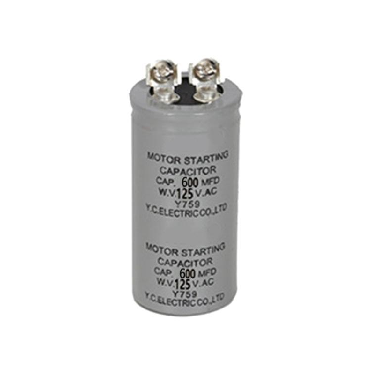 CD60 125V/250V 50UF-1200UF Motor Start Capacitor for Air Conditioning Units and Fans High Temperature Resistance