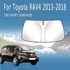Car Front Windshield Sunshade Heat Insulation Sun Visor Summer Colling Auto Accessories For Toyota RAV4 XA40 2013~2018 2015 2016Windshield Sunshades