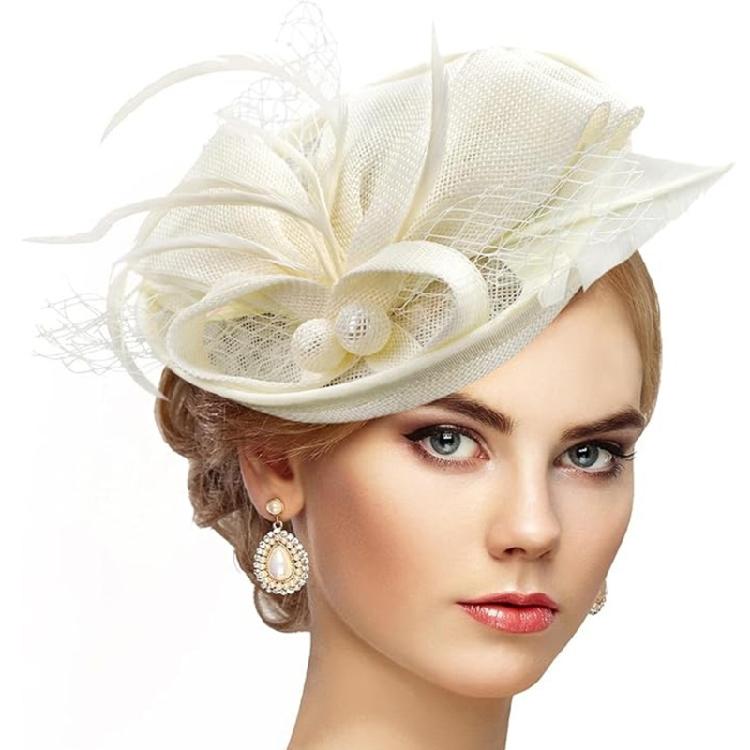 Trendy Raffia Bucket Hat With Feather Detail Comfort Fit And Adjustable Strap For Casual Or Formal Wear