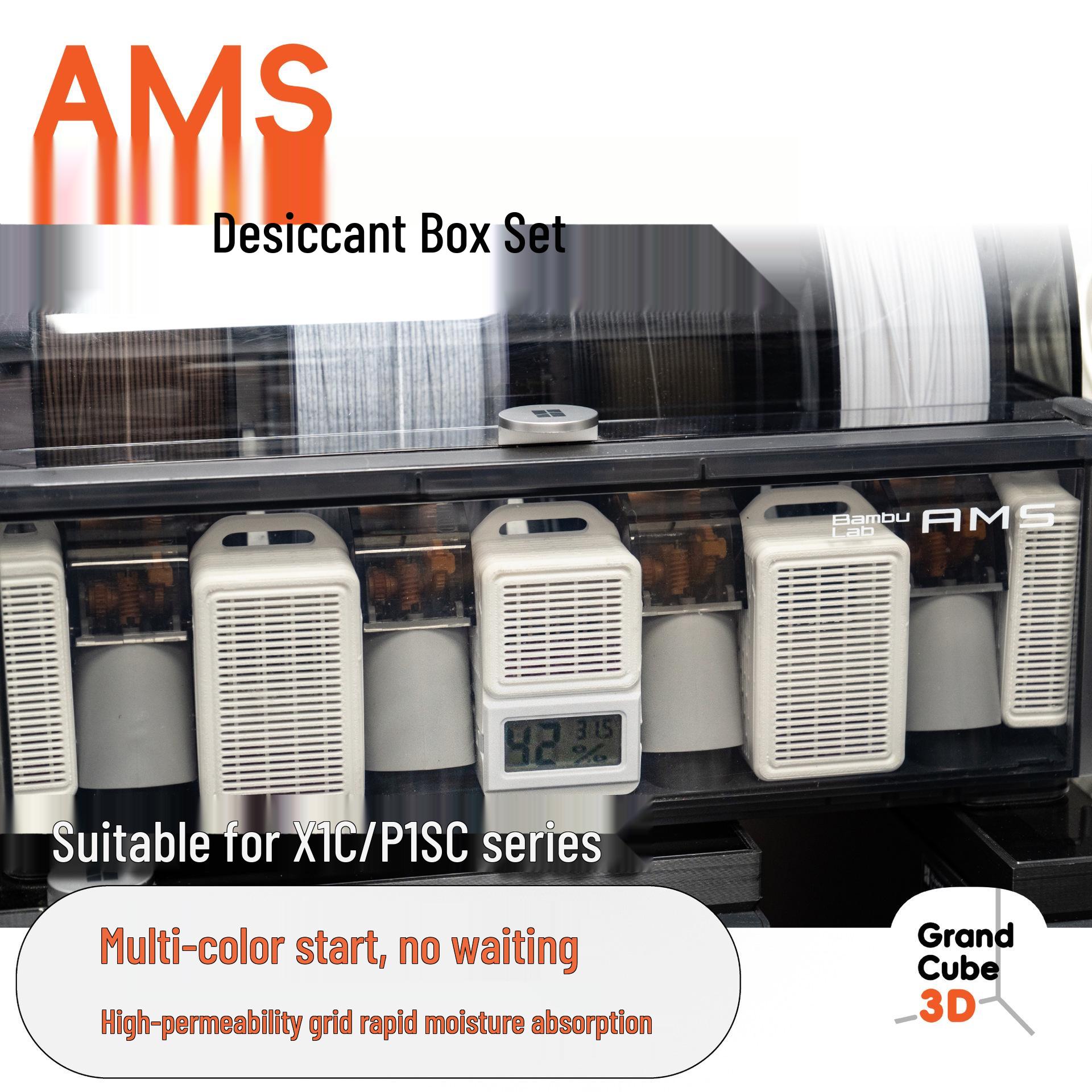 Desiccant Box for Bambu X1CP1SC: Moisture-Proof 3D Printing Dehumidifier 500g Desiccant Box