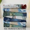 4 Layer Cotton Gauze Kitchen Towel Quick Dry Pure Cotton Dish Cloth Cute Tea Towel  Home Restaurant