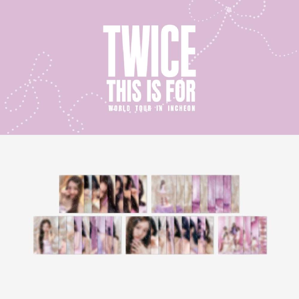 

Предзаказ TWICE THIS IS FOR Официальная MD Торговая карточка Random 1 pack