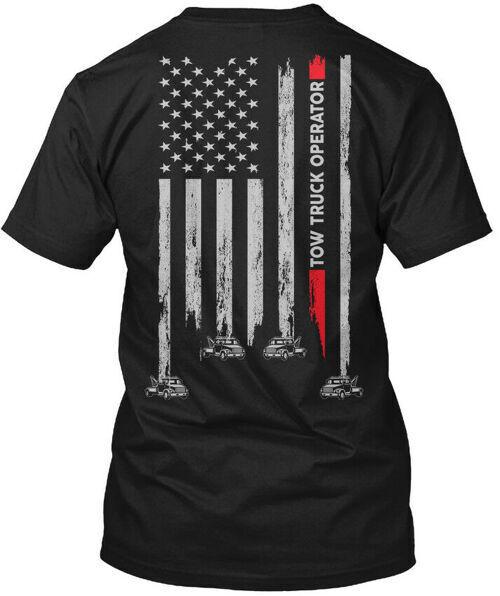 Tow Truck Operator Zipper T-Shirt Made in the USA Size S to 5XL Unisex T-Shirt L