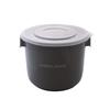 Wilmax Food Container (Round), 6L, Made In Japan, 351732, Gray/Semi-Transparent