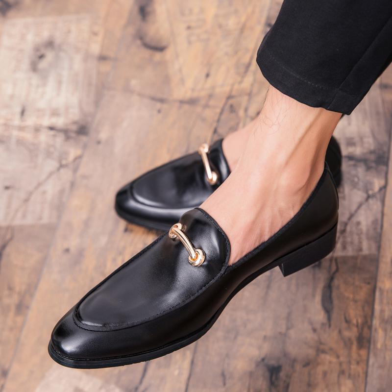 

Мода Европейская Станция Мода Lefu Обувь Круглый Носок Анти Флисовая Панель Модная Пряжка Деловая Офисная Обувь Размер 38-48 Мужская Обувь 38