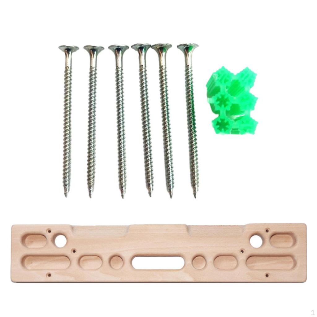 Klettertrainingsboard Fingerboard Wandmontiert Fels Handtrainer für Körperliche Fitness