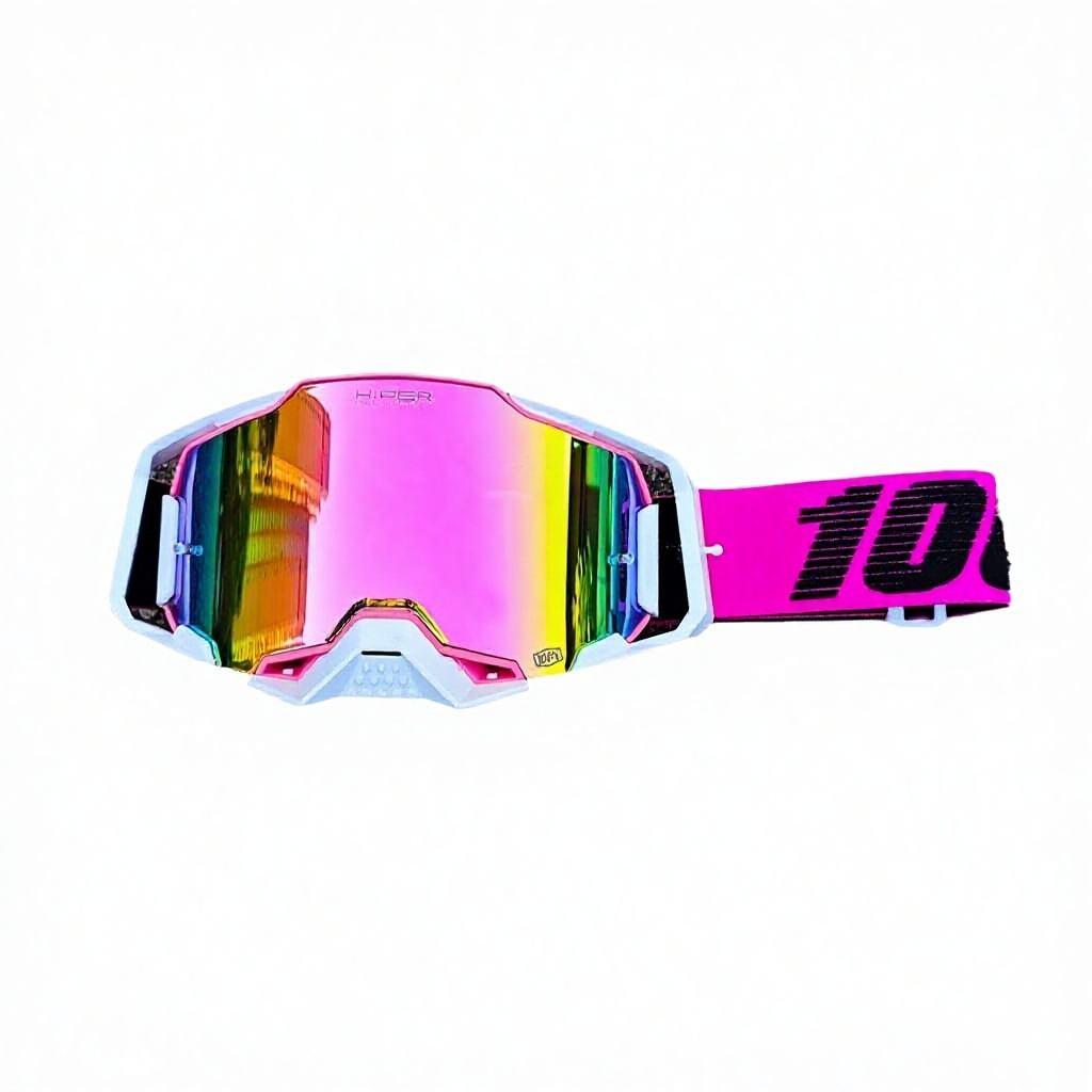 NJ TPU Full Frame PC Toric Lens Quick-Release Unisex Off-Road Motorcycle Helmet Glasses Visors Outdoor Sports Racing Goggles