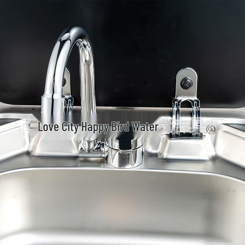 Chiuvetă pliabilă Kenes pentru RV cu capac și baterie