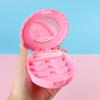 Beauty Mirror Case Pink Makeup Tool Lashes Organizer Lashes Container Box False Eyelash Box