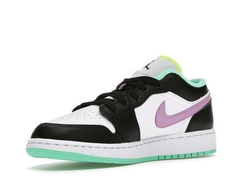 Jordan 1 Low White Violet Shock - 553560-151
