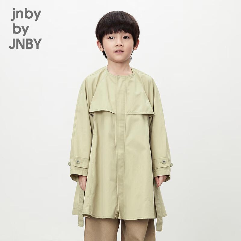 Весенний хлопковый тренч для девочек JNBY 100