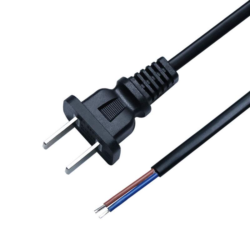 Single-Head National Standard Two-Plug Tinned Power Cord (0.75 sq mm)