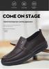 Mocassins Décontractés en Cuir pour Homme - Semelle Souple, Imperméables, Antidérapants Chaussures de Chef