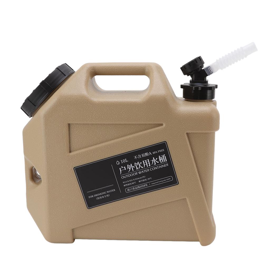 Shine Trip 10L Portable Water Storage Bucket Multifunction Household Water Container with Spigot