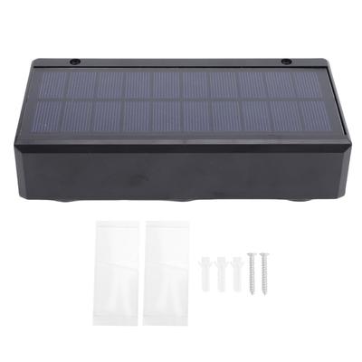 Fence Light 3 LED Lenses Energy Saving Smart Light Control Water Proof Solar Wall Light for Yard Garden Outdoor