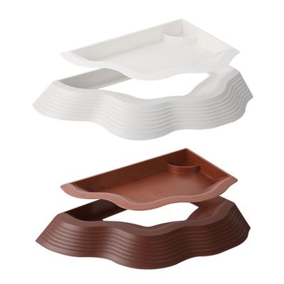 Large Removable Turtles Water Dish Food Bowl For Reptiles Amphibians Multiuse Split Structure Home Habitats Feeders