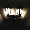 Solar LED Hexagonal Wall Light for Garden and Villa Decoration