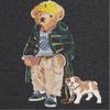 Polo Ralph Lauren Polo Bear Cartoon Pattern Pullover Crew Neck Long Sleeve Kids tops 323979490-001