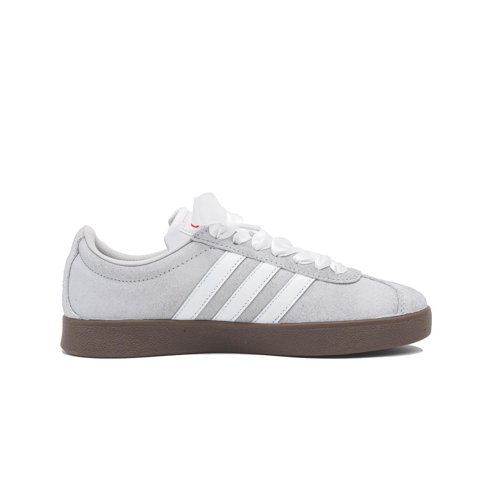 adidas VL COURT 2.0 Low Top Skateboard Shoes Unisex Gray White HQ1802(Team1166-)