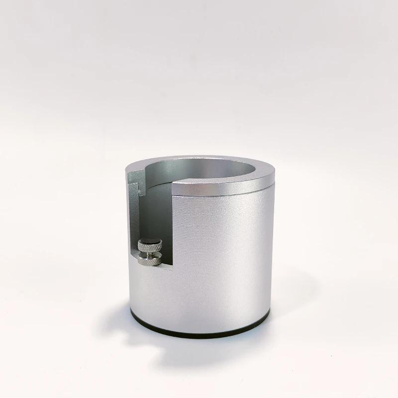 Coffee Tamping Station Base Aluminium Alloy Adjustable Height Tamping Station Base for 51mm/53mm/58mm Portafilte Coffee Tools