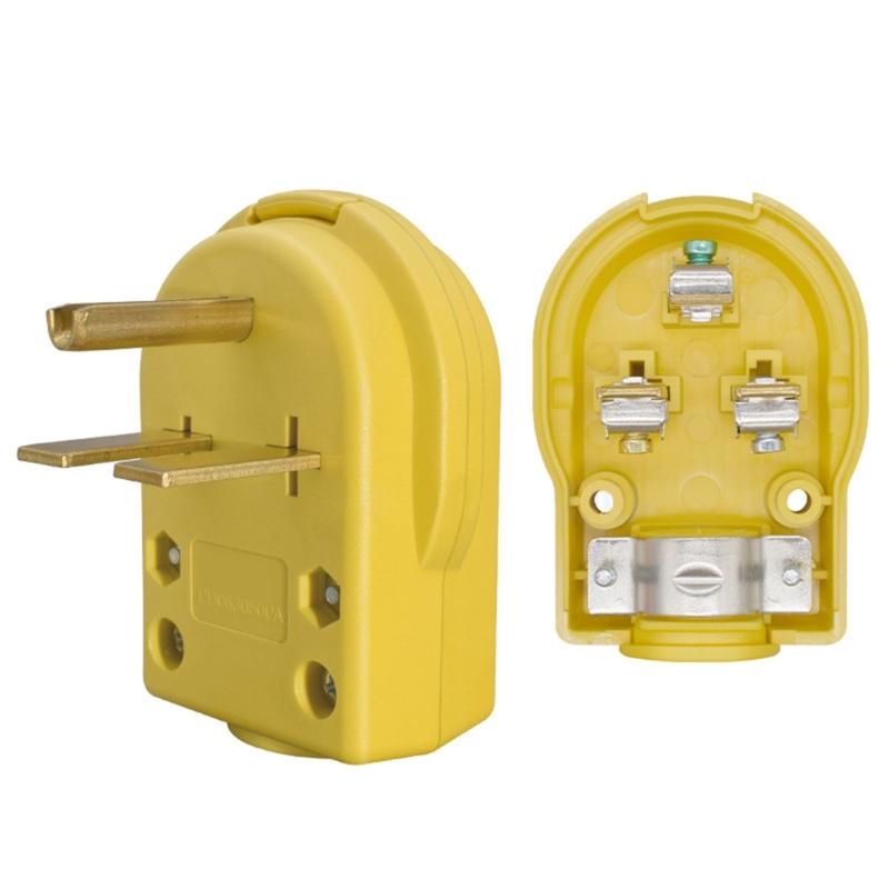 Zástrčka NEMA 6 30P Heavy Duty 30A 250V Napájecí konektor s mosaznými svorkami pro průmyslové svařovací stroje