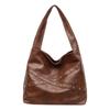 High Quality Solid Hasp Faux Suede  Rivet Shoulder Bags for Women Fashiable Versatile Stylish Design Armpit Crossbody Bags
