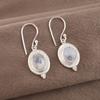 Regenbogen-Mondstein Ohrringe Edelsteinschmuck, 925 Sterlingsilber Ohrringe, Handgefertigte Wunderschöne Schmuckohrringe Geschenk für Frauen