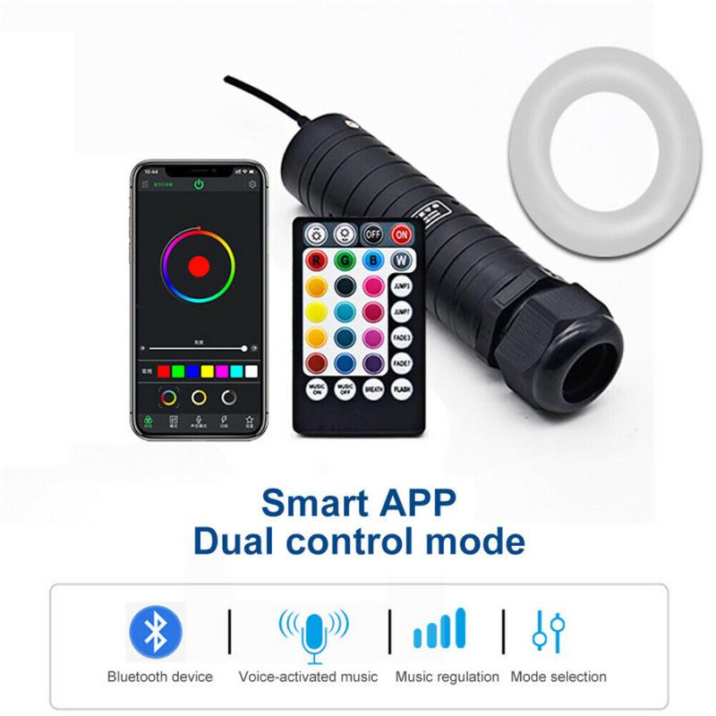 Auto Dach Sternenlicht DC12V 6W RGB LED 150 Stück Glasfaserlicht RF Fernbedienung