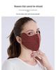 Yuyue Xiangyunsha Silk UV-Protective Women's Mask - Double Layer, Mulberry Silk, Eye Corner Protection, Light Luxury for Summer.