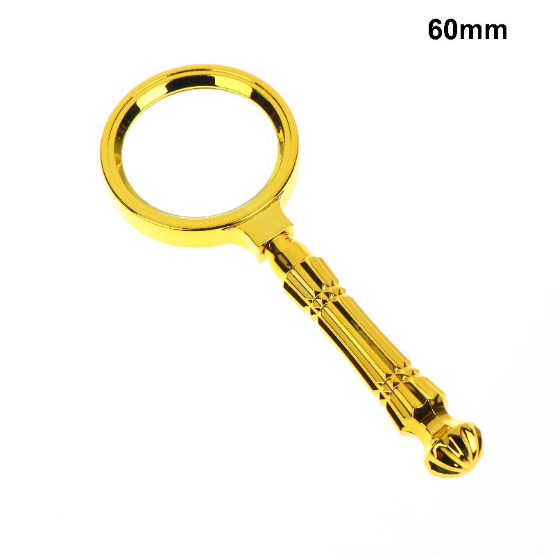 

1pc Handheld Magnifying Glass Portable Glass Lens Magnifier For Viewing Jewelry Newspaper Reading High Definition EyeLoupe Glass